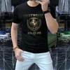 NEU 2024 Hotsales Designer Herren T-Shirt Unisex Damen Fashion Lose Baumwolle Kurzarm Heiße Bohrbrief T-Shirt Hip Hop Street Trage T-Shirt Größe M-4xl