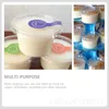 Disposable Cups Straws 50 Pcs Plastic Bowl Pudding Holder Multipurpose Dessert Cup Mini Containers Mousse Appetizer Clear Ice Cream