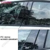 För BMW X1 E84 2009-2015 Glossy Piano Black Car Door Center Middle BC Pillar Post Cover Mirror Effect Trim Window Column Sticker