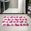 Bath Mats Pink Ghost Series HD Printing Custom Carpet Home Decor Mat Kitchen For Washroom Non-Slip Floor Yoga Door