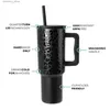 Mugs SIM 40oz stainless steel tumbler with handle lid straw bi capacity beer mu water bottle powder coatin outdoor campin cup Second eneration L49