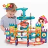 Aimants Magnétique Jouets Magnétique Blocs Blocaux Construction Toys Roll Ball Track Kid