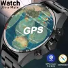 Zegarki 2023 GPS Nowe inteligentne zegarek Mężczyźni Outdoor Compass Sports Fitness Bransoletka Bluetooth Call Clock Waterproof Waterproof Smartwatch na Android iOS