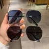 Sunglasses for boys sunglasses with a sense of luxury 2024 new big face slimming driving eyes sun protection glasses by the seaside