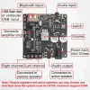 Förstärkare HFES ZK1002M Bluetooth 5.0 Subwoofer Amplifier Board 2x100W 2.0 Channel High Power Audio Stereo Amplifier Board Bass AMP