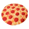 Couvertures à couverture douce jet de pizza accrocheuse pizza flanelle chaude confortablement enveloppée de cadeau intéressant pour les adultes à la maison