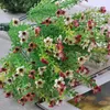 Decorative Flowers 7 Forked Impatiens Grass All Over Sky Star Simulated Flower Wedding Scene Layout Bride Holding Home Decoration