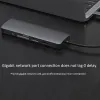 المحطات 9 في 1 USB C Hub Procking Station 9 in 1 4K USB C HUB ADAPTER مع PD USB3.0 PD3.0 منافذ لملحقات الكمبيوتر MacBook المحمول