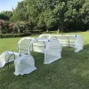 Mini serra portatile per giardino, cornice in casa verde con copertura, magazzino da giardino all'aperto, adatto per fioriera o letto da giardino