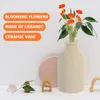 Vasi Ceramic decorativo vaso decorativo artificiale bouquet rotondo a forma di fiori piccoli decorazioni ceramica casa di lusso