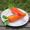 Decorative Flowers 8Pcs Simulation Carrot Artificial Vegetables Pography Props Realistic For Desk Simulated Food