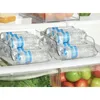 Bottiglie di stoccaggio trasparente bidoni del frigorifero per bottiglia d'acqua organizzatore di organizzatore di contenitori cucina e