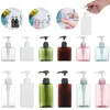 Dispensador de sabão líquido Plástico Sinitalizador de mão Shampoo Shampoo Clear Bomba Bomba Recipiente