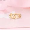 2st bröllopsringar dotifi ny mode het försäljning vacker 316l rostfritt stål ring kvinnlig enkel söt kärleksring smycken