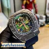 Relógios Designer relógios de pulso mecânico relógio suíço Movimento suíço Tourbillon Wristwatch RM Diamond Tactical Manual Manual Business nt NT