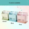 Kök Storage Spoon Fork Organizer Rack Tools Multifunktion Utensil Holder Knife Block PP Flatvaruavloppsbox