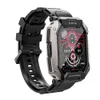 Neue C20plus Smartwatch mit Bluetooth -Kommunikation, Herzfrequenz, Blutsauerstoff, Stiefzählung im Freien, Bewegung und drei Schutz Armbandband