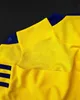 2024 Boca Juniors Soccer Jerseys 3rd Kids Kit Varela Zeballos Villa Kit complet 24 25 CABJ Camisa de Futebol Football Shirt Away White Third Yellow Maradona Roman