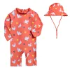 Dziecięcy jednoczęściowy strój kąpielowy SPF 50 Summer New Swimsuit Ins Style Boy Baby Girl Beach Split Swimsuit Dziecka