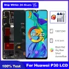 Super AMOLED 6.1 "För Huawei P30 LCD ELE-L29 L09 Display Touch Screen Digitizer Ersättningsdelar för Huawei P30 ELE-AL00-skärm
