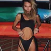 Damskie stroje kąpielowe kobiety bikini letnie ramy seksowne wycięcie fiszka Tassel One Piece Retro Swimsuit High Talle Regulowane plaża