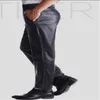 Men's Pants Pu Pencil Male Velvet Thick Leather Trousers Stretch Pant Winter Pantalones Warm Pantalon