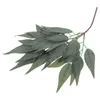 Fiori decorativi foglie di eucalipto finti ramo branco danno da pranzo decorazione decorazione