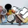 1: 6 à l'échelle miniature des outils de pâtisserie miniature Mini cuisine à rouleaux à roulettes pour blyth ob11 poupée accessoires jouet