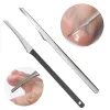 1/2 stks manicure pedicure tools teen nagel scheervoet pedicure mes kit voet callus rasp bestand dode huidverwijderingen voetverzorging gereedschap