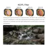 Drönare för DJI Mini 3 Pro Lens -filter Justerbara CPL -filter Kit ND4 ND16 ND8/PL ND32/PL MCUV för Mini 3 Pro Camera Drone -tillbehör