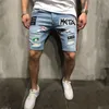 Мужские джинсы yfashion men shorts fashion Летняя вышиваем