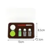 Watch Luminous Fluorescent Powder Kit 4 Colors Dark Pigment Powder Replacement Glow in The Dark for Watchmaker Repair Nail Art