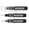 2pcs Marker 15mm Wide Tip Large Acrylic Paint Pens for Drawing DIY 240328