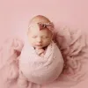 Multifunktionale weiche Babyfotografie Requisiten Neugeborene Fotografie Decke Baby Foto Wraps Perlen Perlen Muslim Wraps