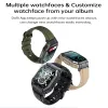 2023 NOWOŚĆ K55 Smart Watch Mężczyźni Smartwatch Bluetooth dla mężczyzn Monitor Health Monitor Waterproof Watch for Android iOS Custom Dial A