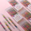 Kawaii Colored Pens Set Multi Color Gel Ink Pens DIY Vintage Marker Liner Ballpoint Pen School Office Stationery Gift Pen