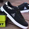 Sneakers Mode Canvas Sneaker für Teenager School Jungen flache Schnürung Wanderschuhe Neu 2023 Sommer Runway Vulcan Schuhe Blau