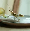 Decoratieve beeldjes Handgemaakte vintage koperen goud ornamenten Ant super schattig voor huiskantoor kunst ambachtelijke geschenken miniatuur sprookje tuindecoratie