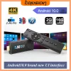 Box 2022 Set Top Box TV Smart Android TV Box 10 Stick 4K H.265 Media Player 3D Vídeo 4K 2.4G 5G WiFi Bluetooth Quadcore