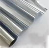 Window Stickers Silver Insulation Film Solar Reflective One Way Mirror Color For Home And Office Decor Length 200cm