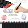 Haile 72Color Watercolor Art Markers Soft Brush Pen Water Color Ink Pen Set For Calligraphy Coloring Painting Manga Art Supplie