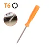 5pcs mini torx отвертка Set T6 Solid T8 T10 Полая безопасность OpenN Tool In Tool Security Инструменты для восстановления ремонта