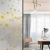 Window Stickers 45x200cm Stained Privacy Sticker Frosted Glass Film Self-adhesive Toning Bathroom Office Sunscreen Home Decorative Films