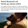 Light Sports Smart Watch Men Full Touch Screen Asistente de voz BT Llama a Wallwatch Fitness Watches Digital Watchs For Android IOS