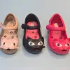 Sneakers 2022 Mini Melissa Beach Sandals New Summer Cute Cat Jelly Shoes Girls NonSlip Kids Toddler Shoes Kids Girls