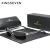 Sunglasses KINGSEVEN Polarized For Men UV400 Women Driving Rectangle Eyewear Goggle High Quality Stainless Steel Glasses