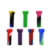 Smoking Mouthtips Silicone Reusable Filter Tips silicone tobacco dry herb cigarette Tips Male For Hookah Hose Shisha Pipe1235525