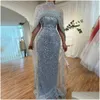 Runway Dresses Serene Hill Dubai Arabia Naken Mermaid Long Cape Luxury Evening Downs 2024 For Women Party LA72032 240323 Drop Delivery DHDG4