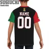 Numéro de nom personnalisé Palestine Flag Emblem 3D T-shirts pour enfants jeune garçon / fille Tees Jersey Soccer Football Fans T-shirt