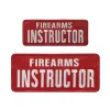 Instructeurs d'armes à feu brodés Patches Tactical Military Emblem Appliquée pour vestige de sacs à dos Badges de brassard uniformes